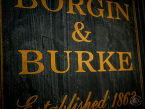 Borgin & Burke shop sign